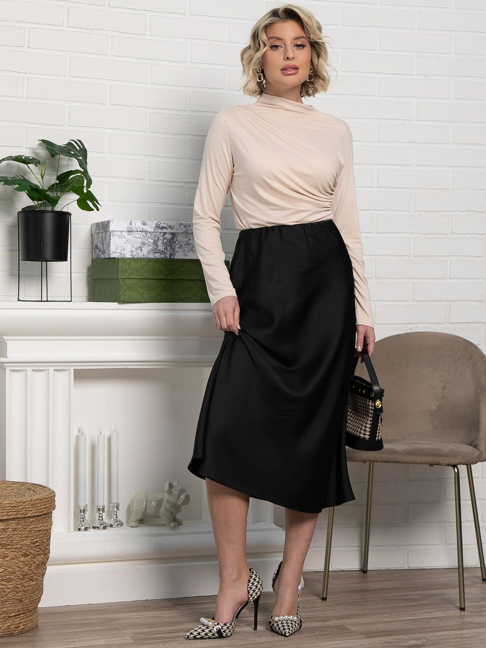 Юбка Фейри (черная) Ю15219-53М LT Collection