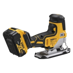 DeWalt DCS335P2 аккумуляторный лобзик (2 x 5 Ач, ЗУ)
