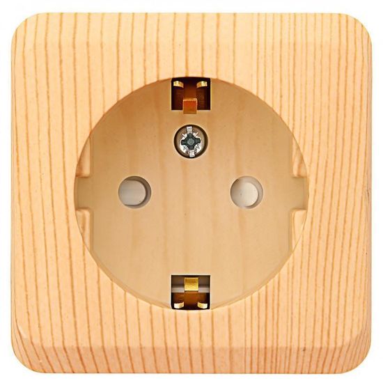 Розетка  1м. "Этюд" сосна c/з о/п PA16-004D