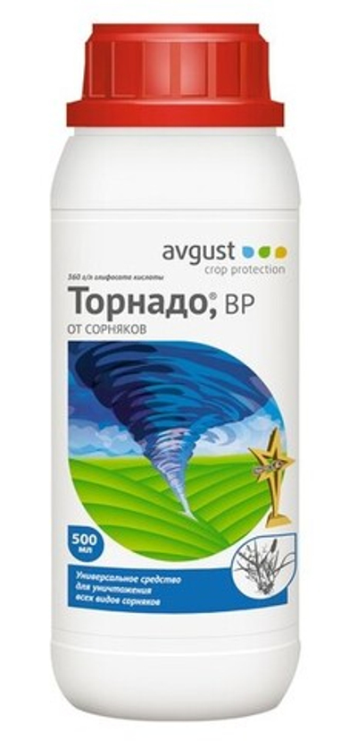 Средство (гербицид) ТОРНАДО 360 ВР от всех видов сорняков объем 1 л