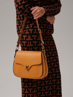 Кожаная сумка Azaro 30778 оранжевая тыква