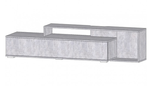 Даллас Тумба ТВ-05 Цемент светлый