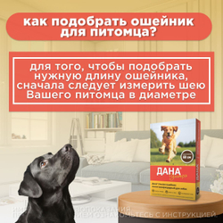 Ошейник от блох, клещей, вшей и власоедов Дана Ультра для собак коричневый, 60см
