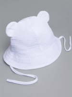 Панама летняя с ушками на завязках для детей