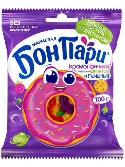Мармелад Бон Пари Мармел-Айс, КосмоПончики 100 г * 2 шт