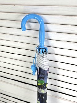 Зонт детский Гоночные мотоциклы 48,5 см голубой (202002036-3)