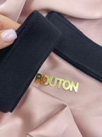 Подвяз трикотажный черный  0,84 м, ширина 4 см