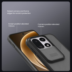 Чехол прозрачный тонированный для OnePlus 15, серия CamShield Pro Case (Transparent black) от Nillkin