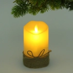 Сувенир с подсветкой «Свеча - Пламя» 7,5*12,5 см (работает от батареек 3 ААА)