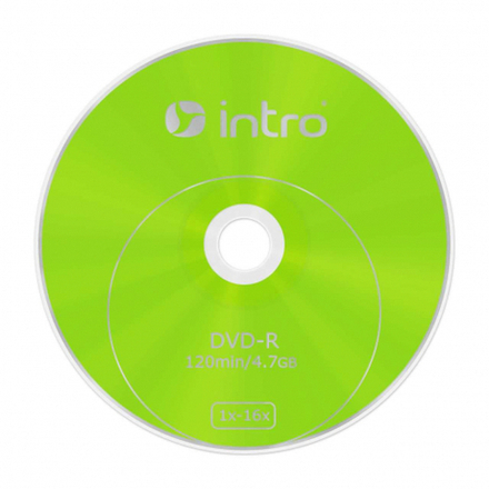 Intro DVD-R INTRO 16х 4,7GB Shrink 50