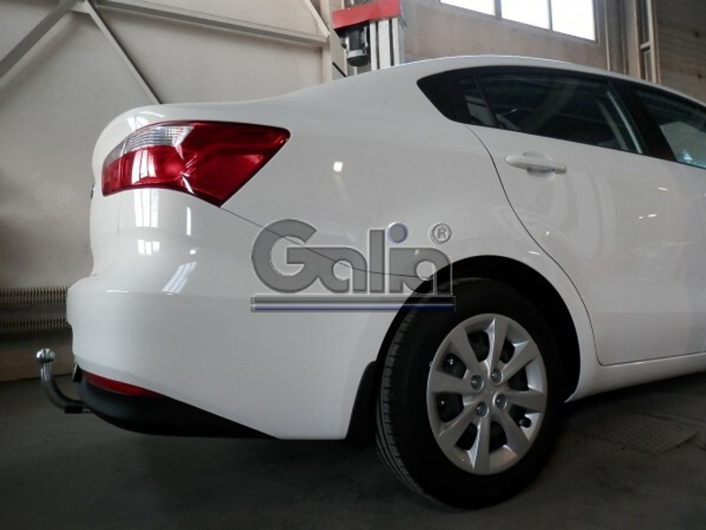 Фаркоп оцинкованный Galia K037A для Kia Rio III хетчбек/седан 2011-2017(паспорт и сертификат в комплекте)(без электрики)