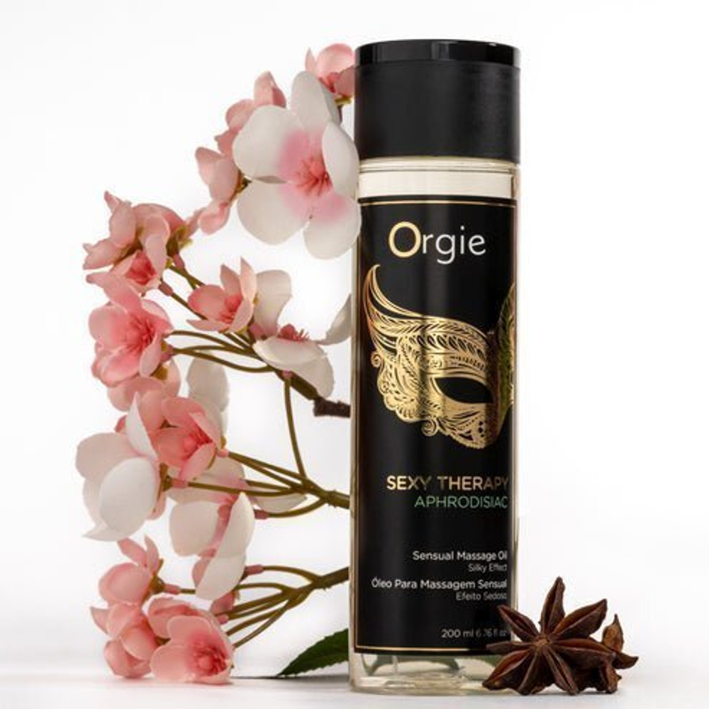 Минеральное массажное масло Orgie SEXY THERAPY AFRODISIAC, 200 мл