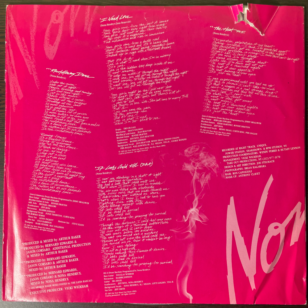 Nona Hendryx ‎– The Heat (США 1985г.)