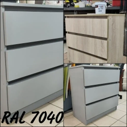 Краска для мебели и дерева без запаха Темно-серый 0.8л