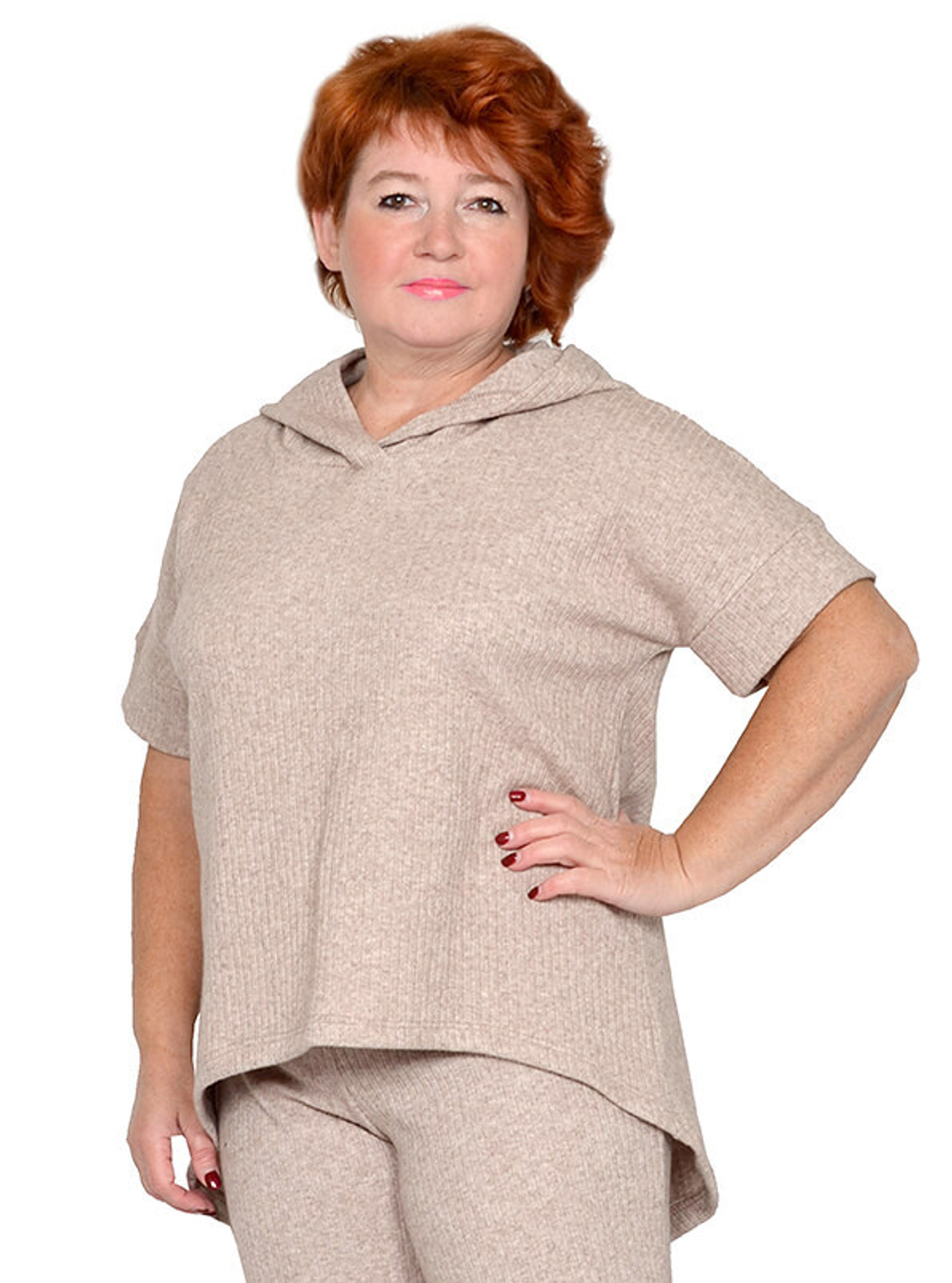 Накидка с капюшоном Морозное утро