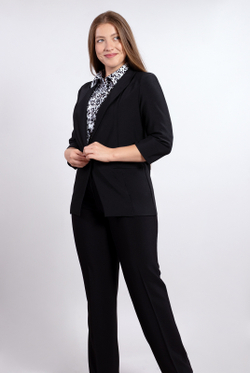 Жакет женский 3288АПА, черный #70Ч043288АП