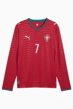 Футболка с длинными рукавами Puma Portugal 2026 Home Ronaldo 7 - красный