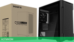 Корпус Gigabyte C102 Glass без БП черный (GB-C102G)