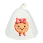 Шапка для бани и сауны детская «Печенька» «Банные штучки», войлок