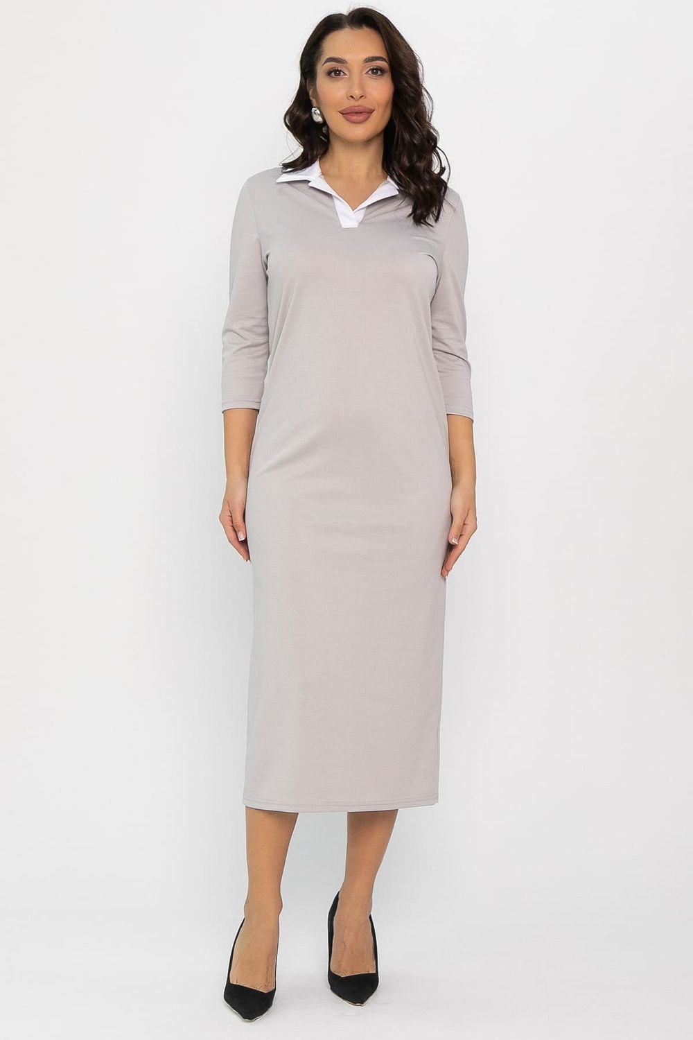 Платье Индиана (серое) П14612-10М LT Collection