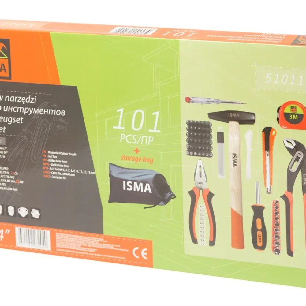 Набор инструментов 101пр.,в блистере ISMA ISMA-51011