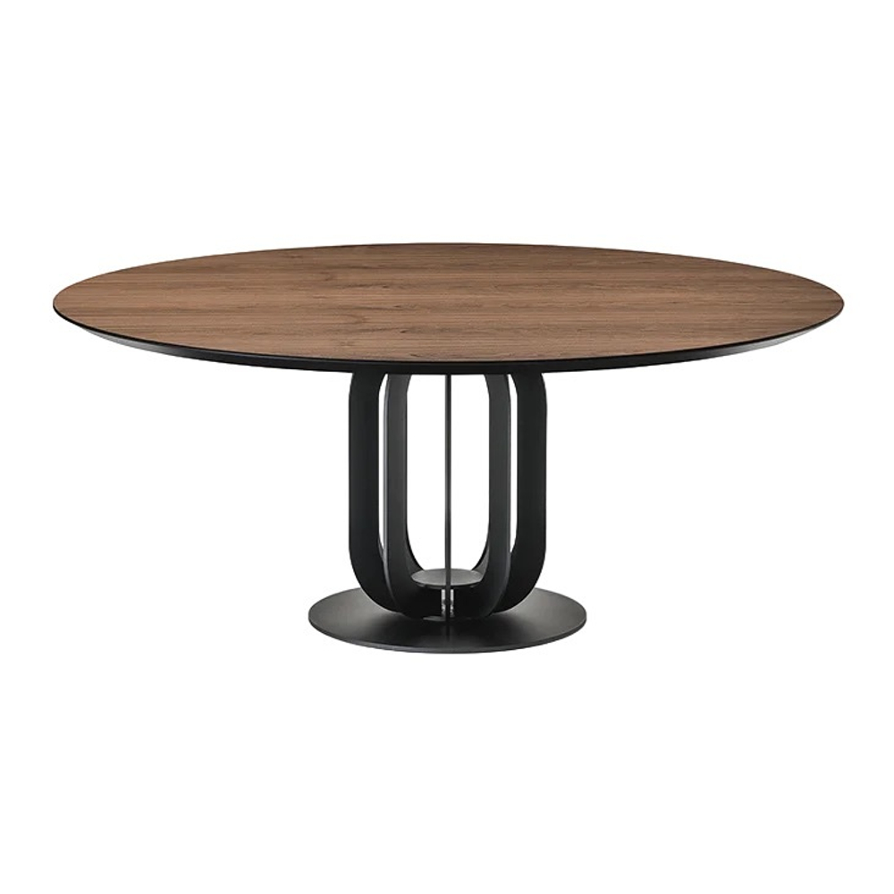 Стол круглый Ротор шпон