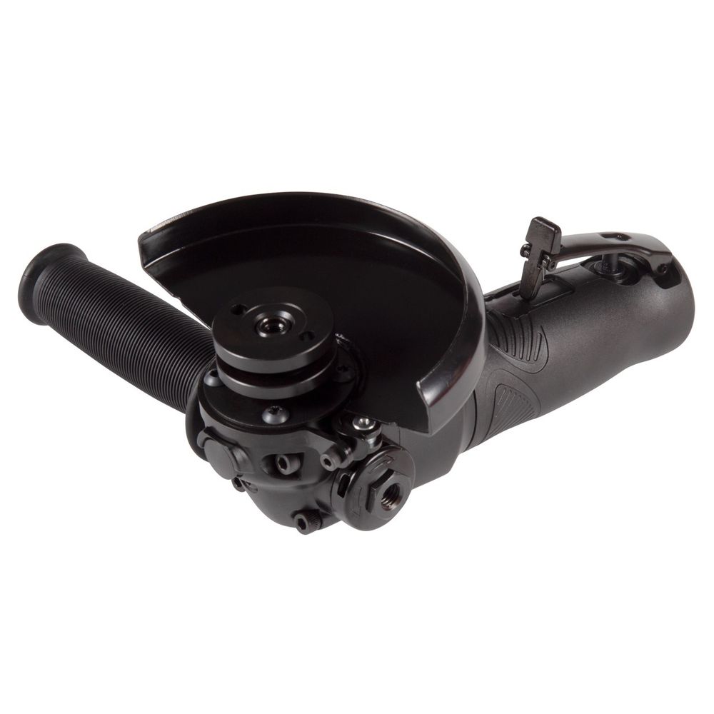 MIGHTY SEVEN (QB-7215M) Пневматическая угловая шлифовальная машина (УШМ) 125 мм, 11000 об/мин, с рычажным выключателем