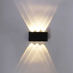 86833-9.2-006KT LED6*1W BK светильник настенный