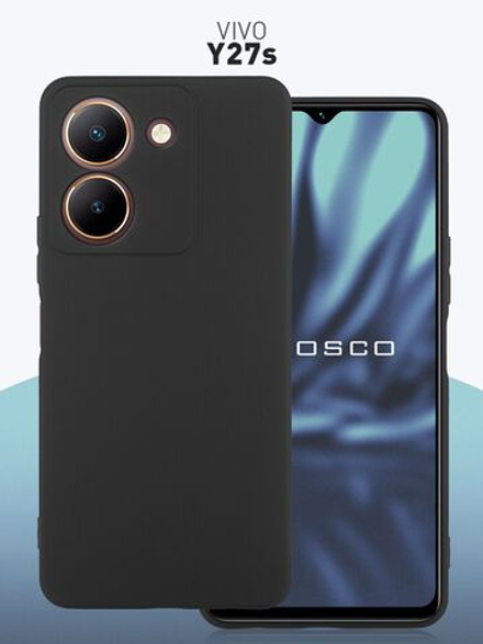 Чехол ROSCO для Vivo Y27 5G (арт.VV-Y27S-COLOURFUL-BLACK )