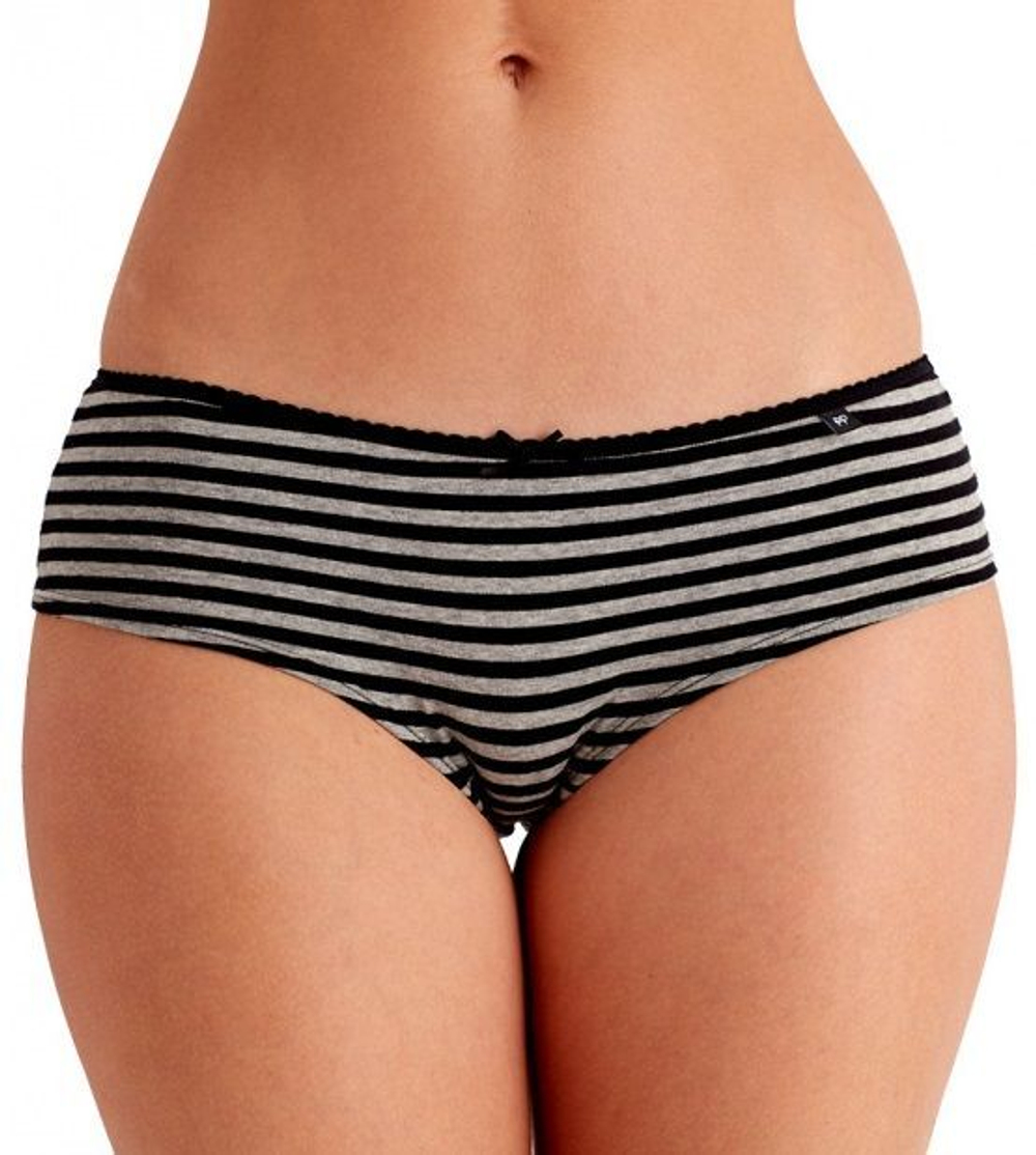 Набор из 3 трусиков-шортиков Alice (Размер: M) (Цвет: серый с чёрным)