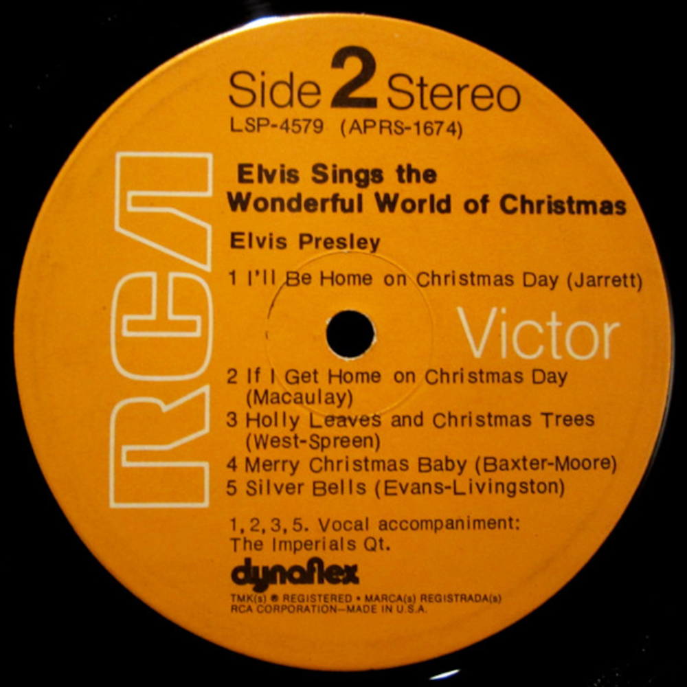 Elvis Presley / Elvis Sings The Wonderful World Of Christmas (LP)