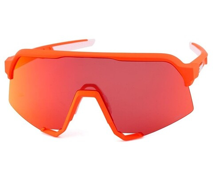 Очки спортивные 100% S3 Soft Tact Neon Orange / HIPER Red Multilayer Mirror Lens (61034-412-01)