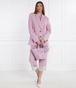 Кожаная сумка-трапеция ikonik 2.0 Karl Lagerfeld - лавандовый(241W3001)