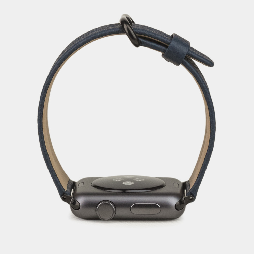 Ремешок для Apple Watch 40/41/42 mm из кожи теленка, цвета синий