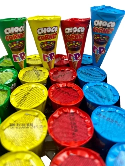 Турецкий вафельный рожок Dippo Cornet с шоколадом