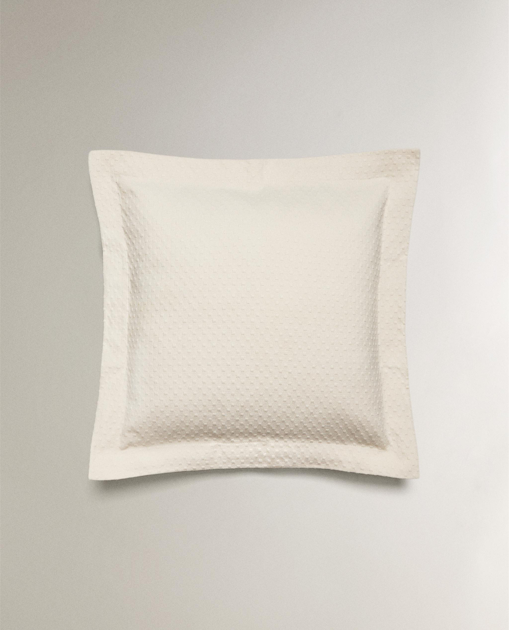 Zara Home наволочка декоративная из хлопка, бежевый · 1163/007
