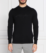 Хлопковый свитер Emporio Armani - темно-синий(6L1MXJ 1MBPZ)