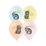 Шар (14"/36 см) С ДР Домаш питомцы 2цв 50 шт.