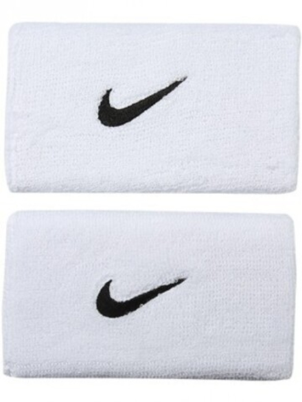 Теннисные напульсники Nike Swoosh Double-Wide Wristbands