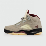 кроссовки Air Jordan 5 Beige / Black Gum Ftwr.