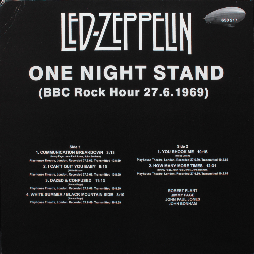 Led Zeppelin / One Night Stand (LP)