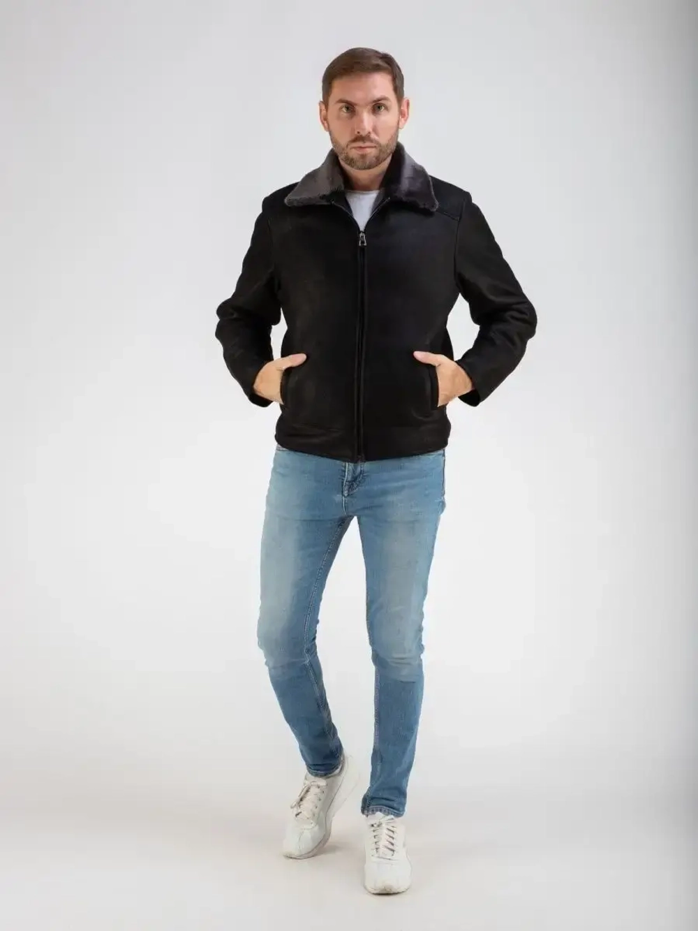 Дубленка мужская зимняя натуральная Турция