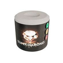 Мел &quot;Super Diamond Grey Round&quot; (серый) черная коробка, круглый