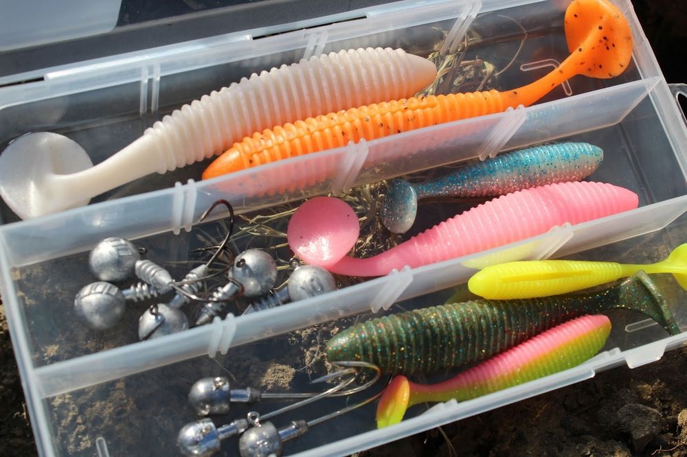 Виброхвост Lucky John JOCO SHAKER 2.5in (6,35 см), цвет F05, 6 шт/уп