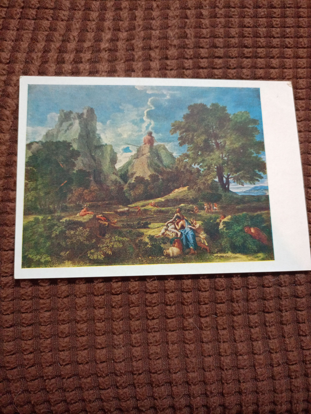 Винтажные открытки СССР 1957 г. ( Пуссен)