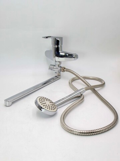 Hansen Смеситель для ванны, длинный излив H21024, хром