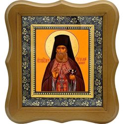 Тихон (Кречков) преподобномученик, архимандрит. Икона на холсте.