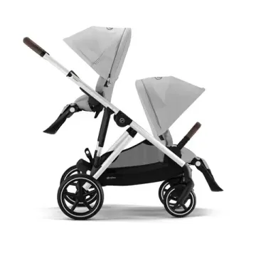 Коляска для двойни 2 в 1 Cybex Gazelle S (Lava grey)
