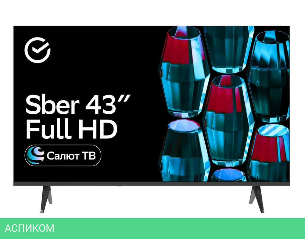 Телевизор Sber SDX-43F2139 черный