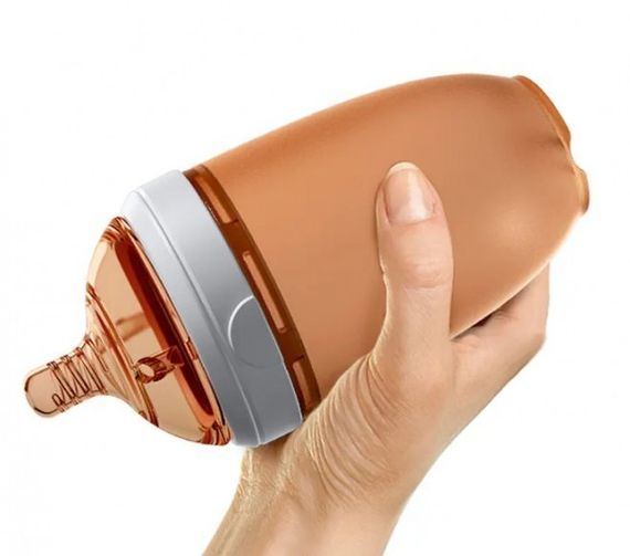 Бутылочка для кормления Heorshe от 0 месяцев, 240 мл Серая